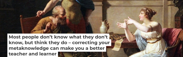 The ability to say ‘I know that I know nothing’ could be considered a sign of wisdom. Nicolas-André Monsiau/Pushkin Museum of Fine Arts via Wikimedia Commons